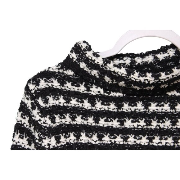 NWT Ann Taylor Chunky Knit Sweater Small Cotton Minimalist Relaxed Mock Neck - Picture 4 of 16